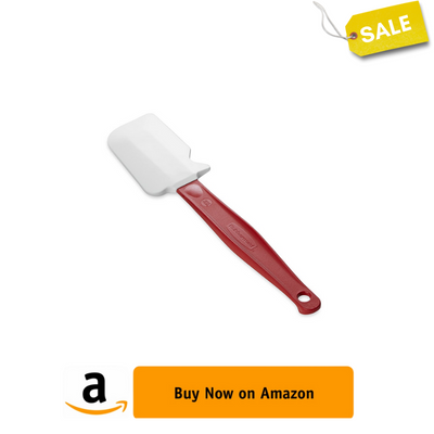 Rubbermaid Commercial Products FG1962000000 High Heat Silicone Spatula, 9.5", Red Handle