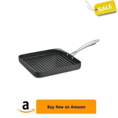 Cuisinart GG30-20 GreenGourmet Hard-Anodized Nonstick 11-Inch Square Grill Pan