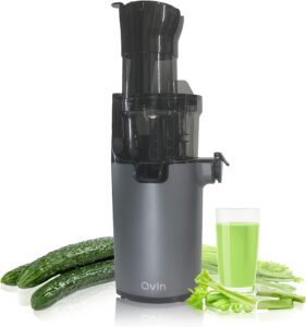 Qvin Cold Press, Slow Masticating Juicer Machines with Big Wide Chute